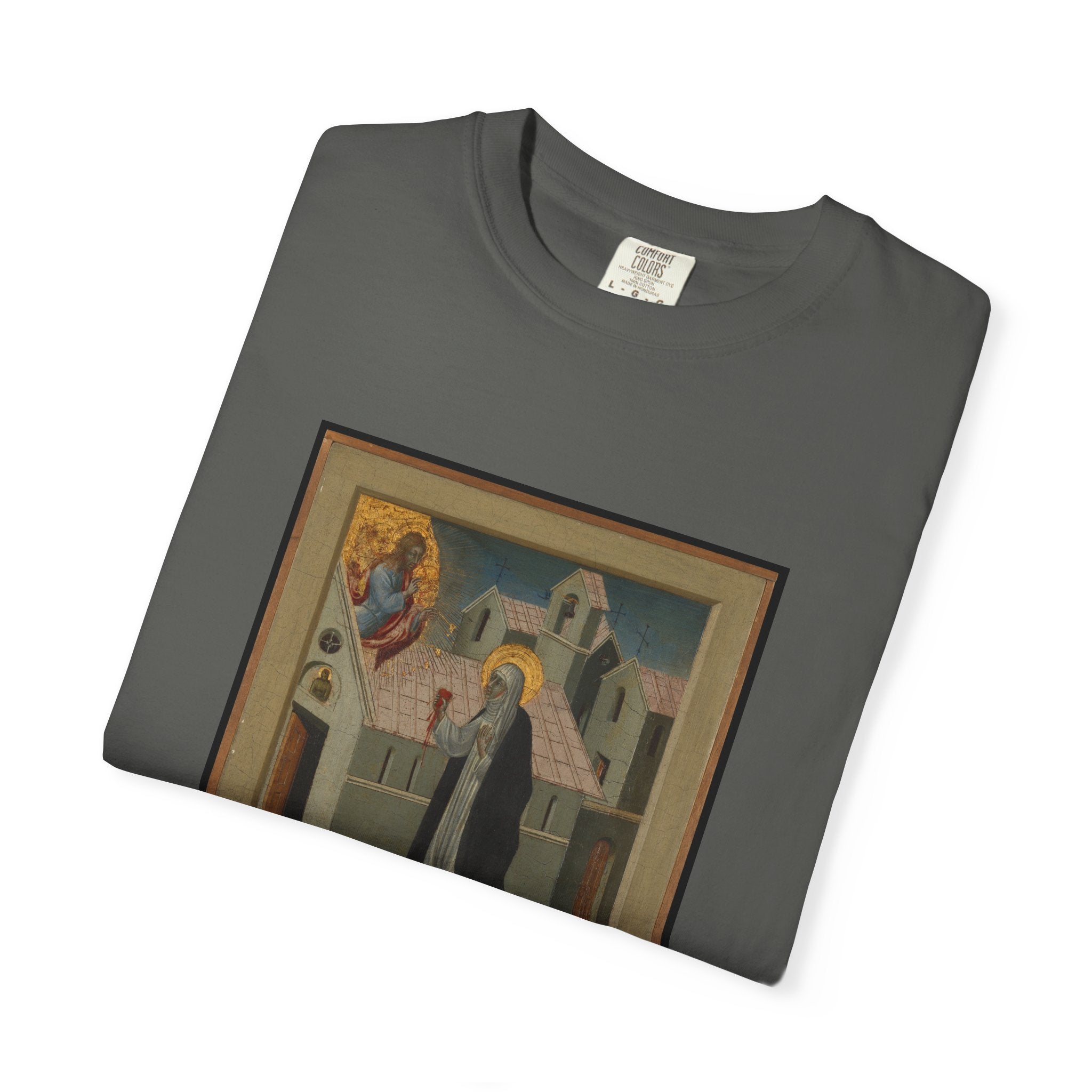 Saint Catherine of Siena Exchanging Her Heart with Christ