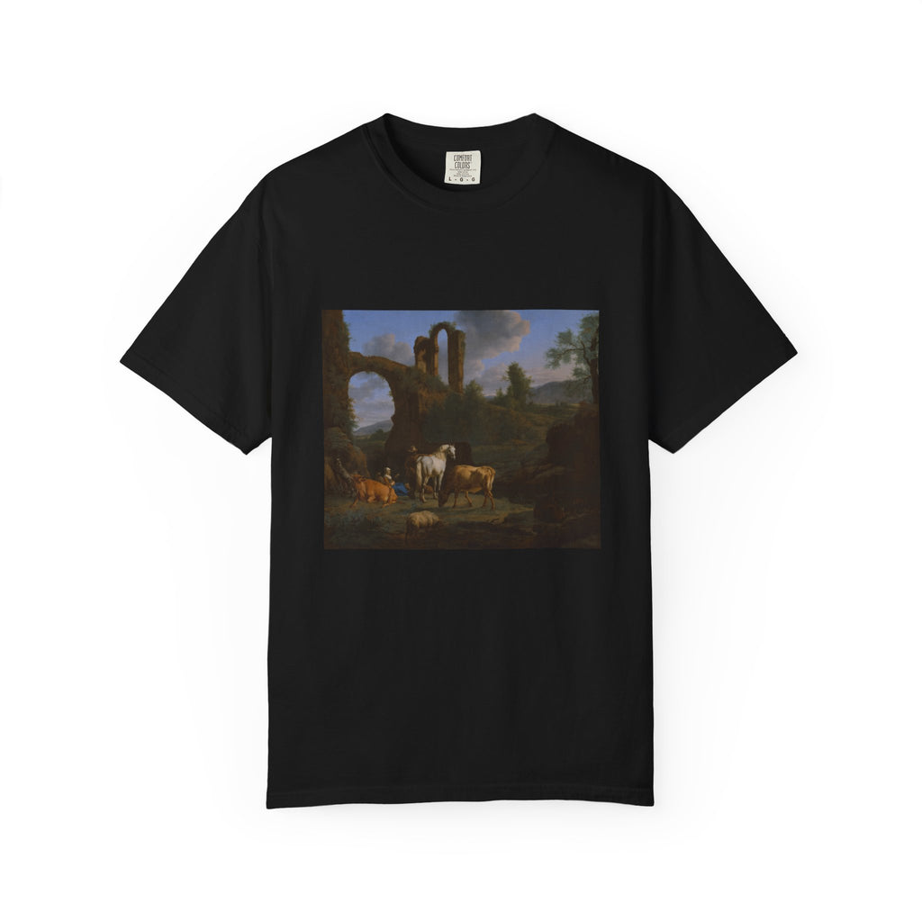 Pastoral Landscape with Ruins